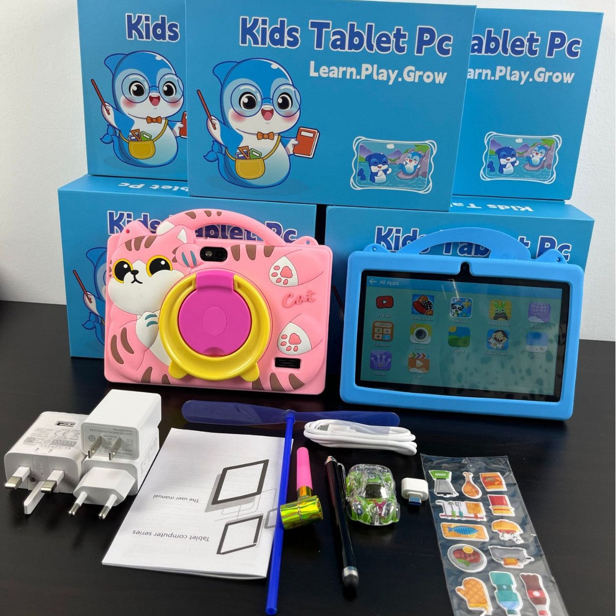 New 7inch Tablet Computer Wholesale Eight-Core Full Network Communication Children's Student Computer Wifi Learning Machine Foreign Trade