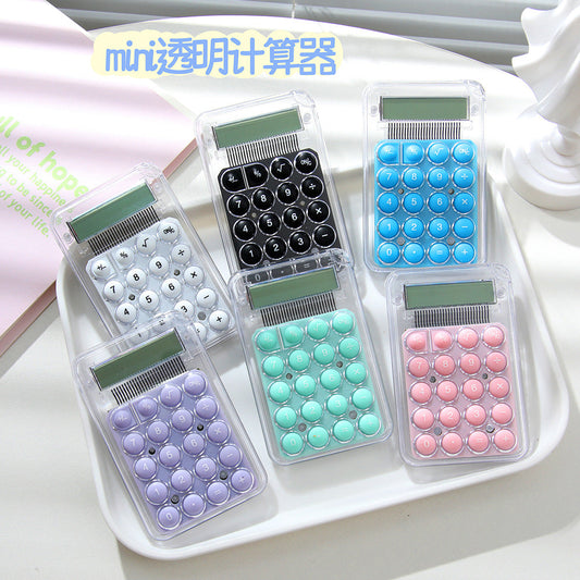 New High-Looking Mini Candy-Colored Computer Student Exam Work Study Handheld Mini Calculator