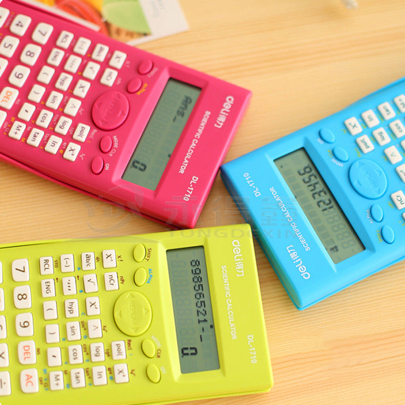 Special Offer deli/deli Calculator 33230 Function Calculator Student Exam Calculator Colorful Computer