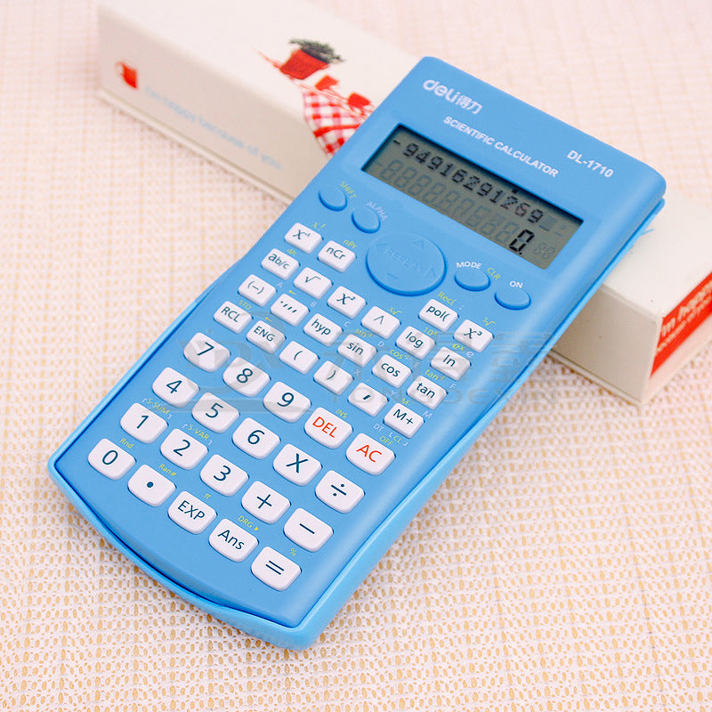 Special Offer deli/deli Calculator 33230 Function Calculator Student Exam Calculator Colorful Computer