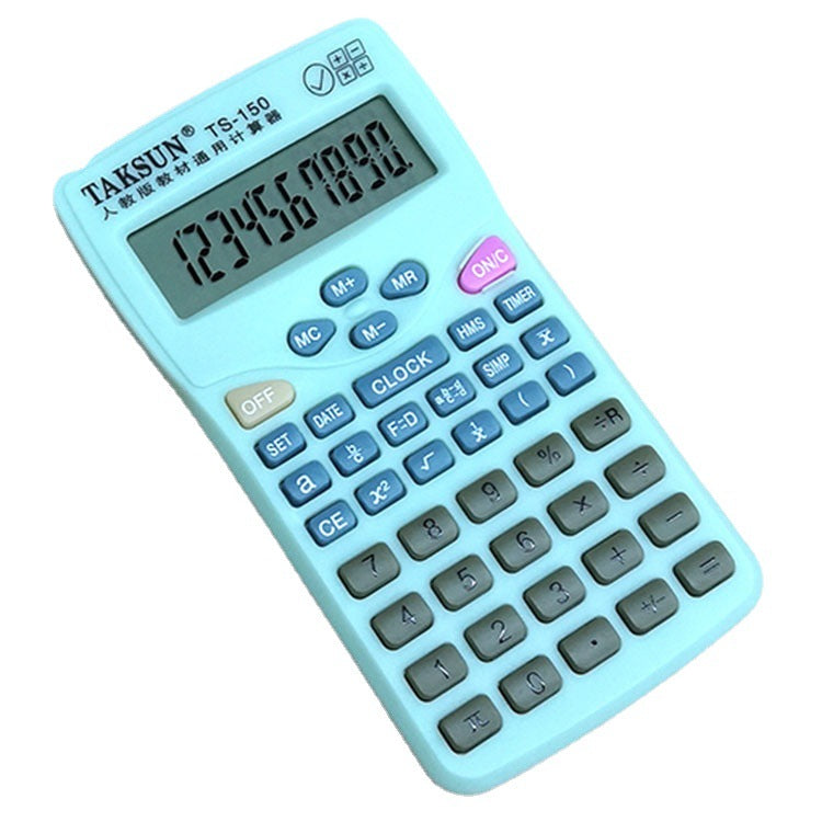 People's Education Press Textbook General Fraction Calculator Student Computer Dexin Ts-150 Cute Student Calculator