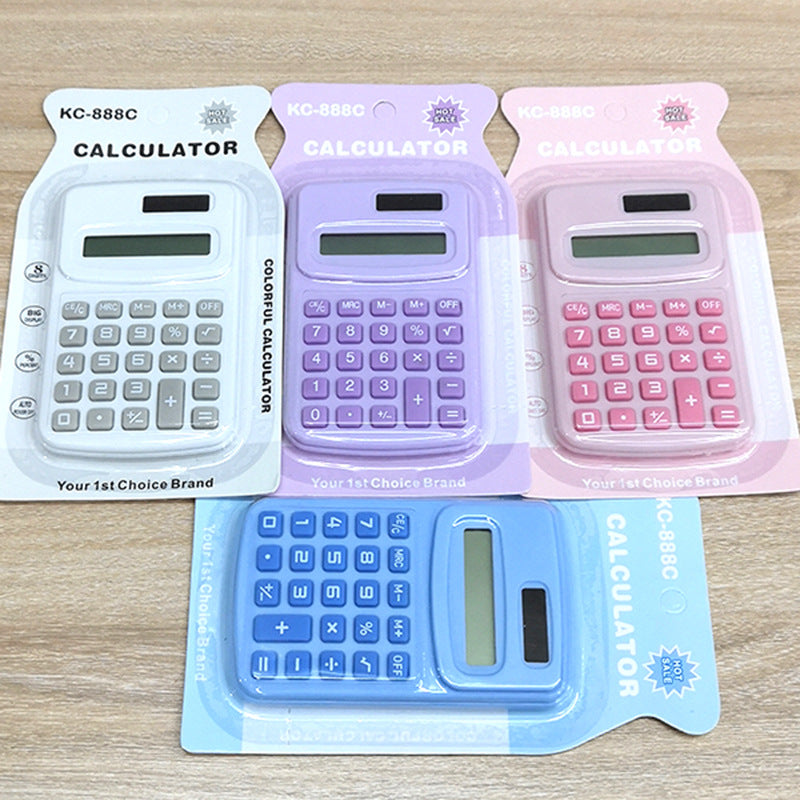 Mini Calculator Student Computer 888 Cute High-Look Calculator Elementary School Student Scientific Calculator