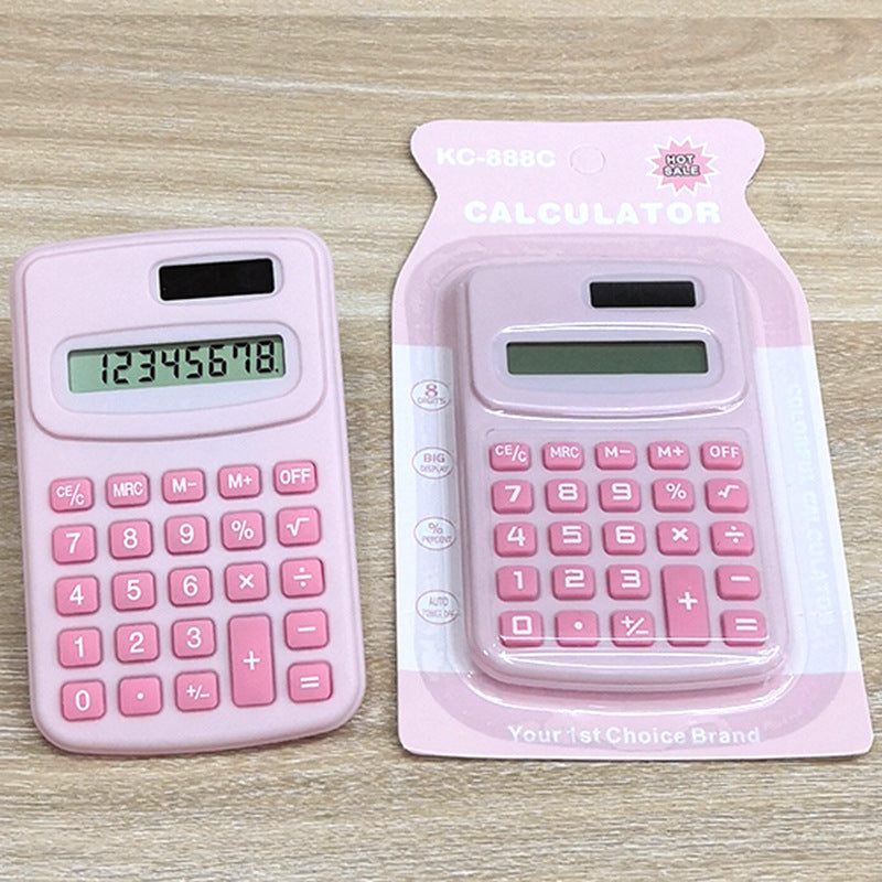 Mini Calculator Student Computer 888 Cute High-Look Calculator Elementary School Student Scientific Calculator