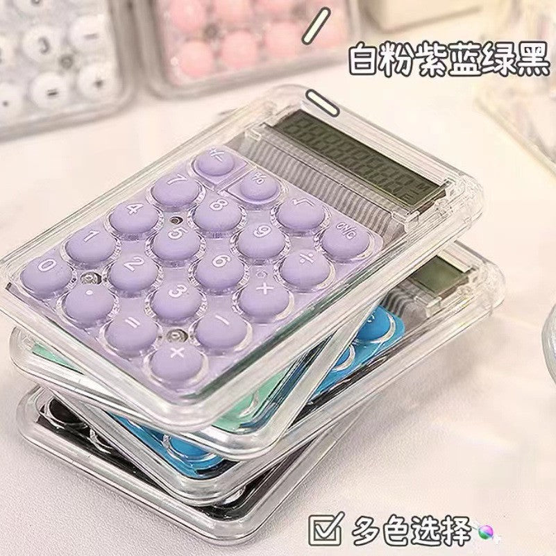 Cute Mini Large Display High-Value Handheld Portable 8-Digit Digital Calculator Small Arithmetic