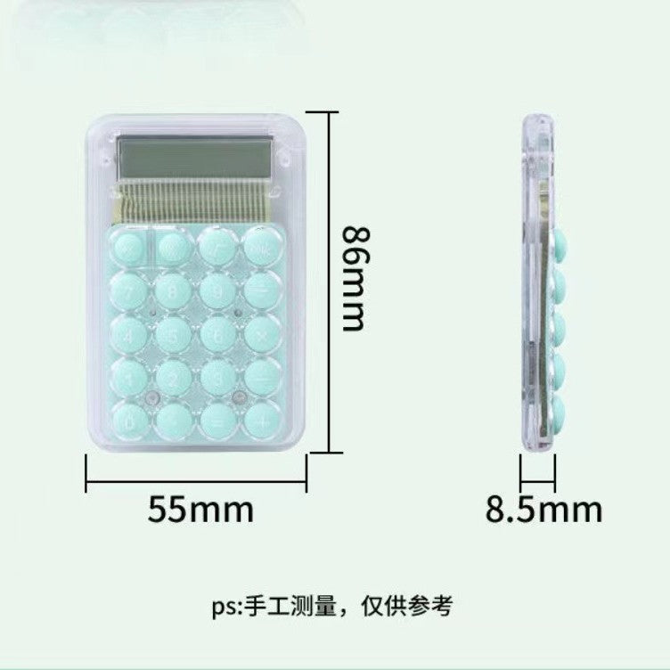 Cute Mini Large Display High-Value Handheld Portable 8-Digit Digital Calculator Small Arithmetic