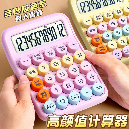 Calculator Dopamine Candy Color High-Value Calculator Multi-Function Calculator for College Students, Children and Students