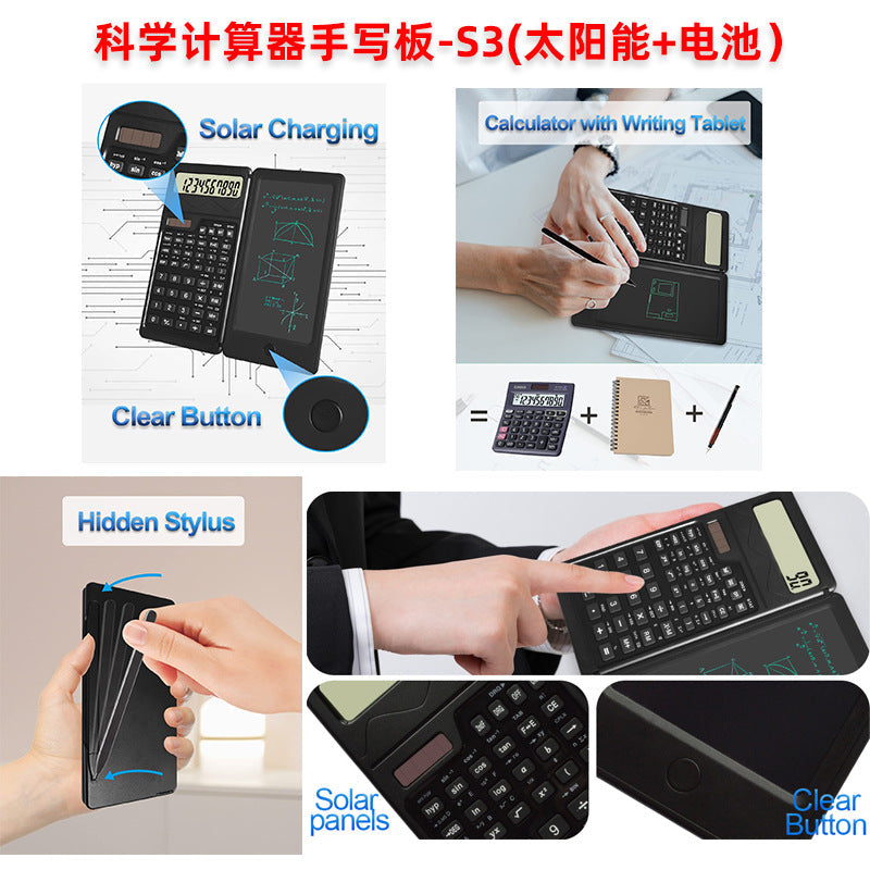 Calculator Handwriting Pad Portable Smart Office-Specific Function Scientific Solar Calculator