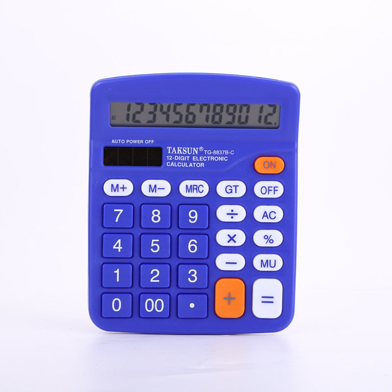 office calculator 12 large screen financial desktop KK837 computer gift logo printing