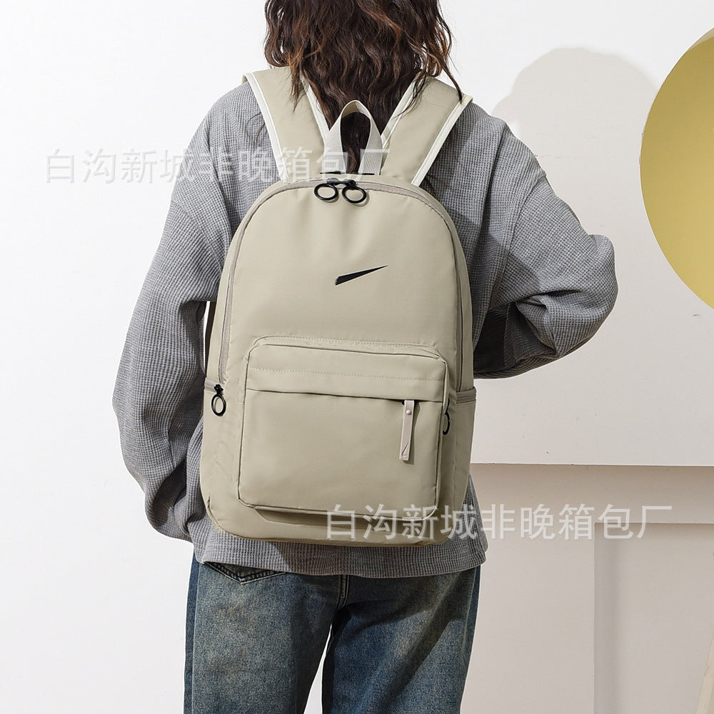 Trendy Backpack, Fashionable, Simple and Versatile Travel Backpack, Outdoor Sports Large Capacity Campus Waterproof Student School Bag