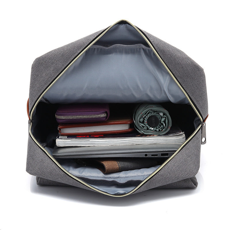 Korean Version of College and High School Student Schoolbags for Men and Women, British College Style Backpacks, Simple Computer Bags, Large Capacity Backpacks