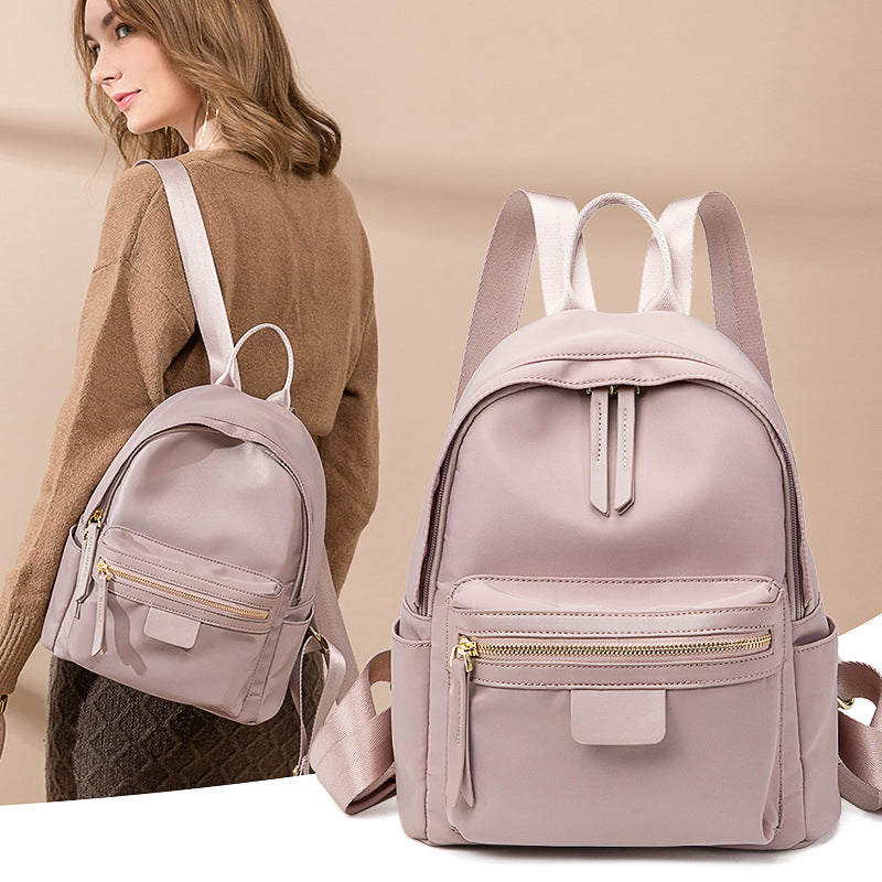 Backpack Women's 2022 New Fashion All-match Campus Schoolbag ins Fashion University Backpack for Junior and Senior High School Students