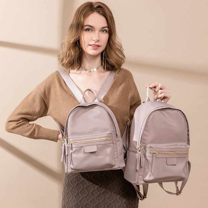 Backpack Women's 2022 New Fashion All-match Campus Schoolbag ins Fashion University Backpack for Junior and Senior High School Students