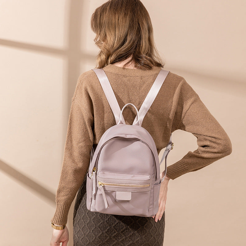 Backpack Women's 2022 New Fashion All-match Campus Schoolbag ins Fashion University Backpack for Junior and Senior High School Students