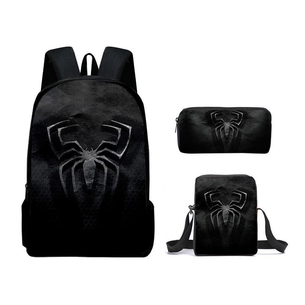 European and American  New Spider-Man Hero No Return Backpack 3D Digital Printing Casual Trendy Backpack