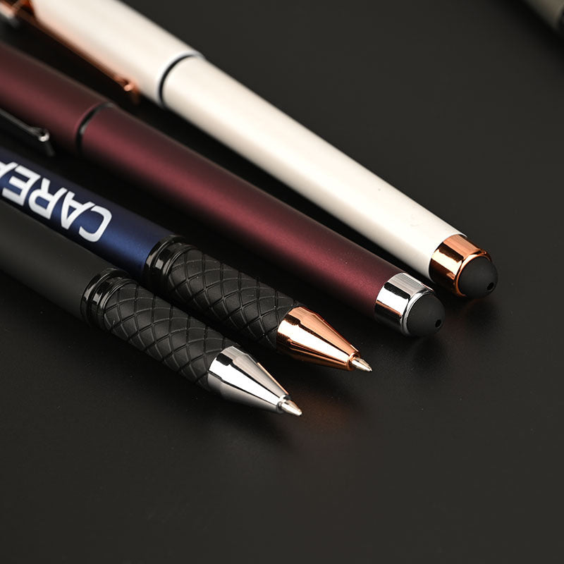 Touch Screen Pen Customized Logo Capacitive Pen Signature Pen Blue Water Pen Black 0.7mm Gel Pen Customized