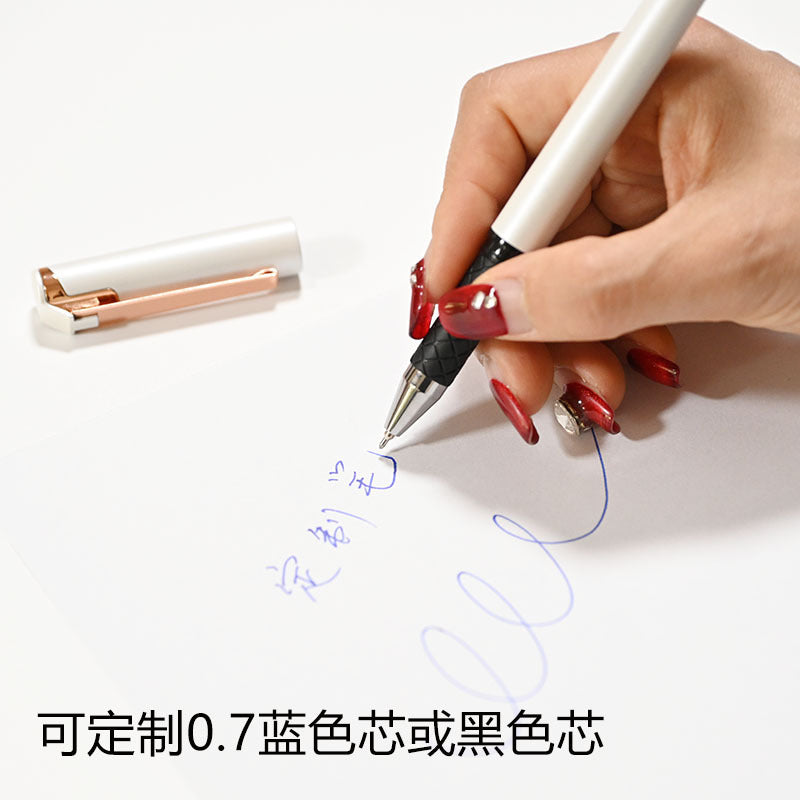 Touch Screen Pen Customized Logo Capacitive Pen Signature Pen Blue Water Pen Black 0.7mm Gel Pen Customized