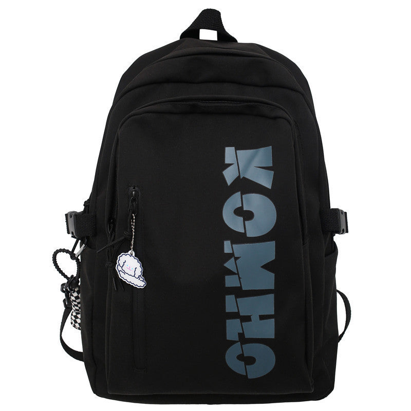 Schoolbag Boys and Girls Junior High School Students Grade Three, Four, Five and Six University Campus Simple Large Capacity Backpack Backpack