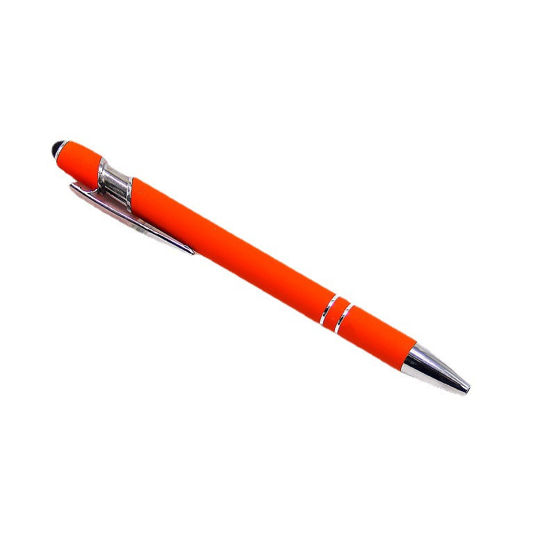 Metal Press Pen Aluminum Pen Meiji Pen Capacitive Touch Ballpoint Pen Handwriting Touch Screen Pen Printing logo Sign Pen