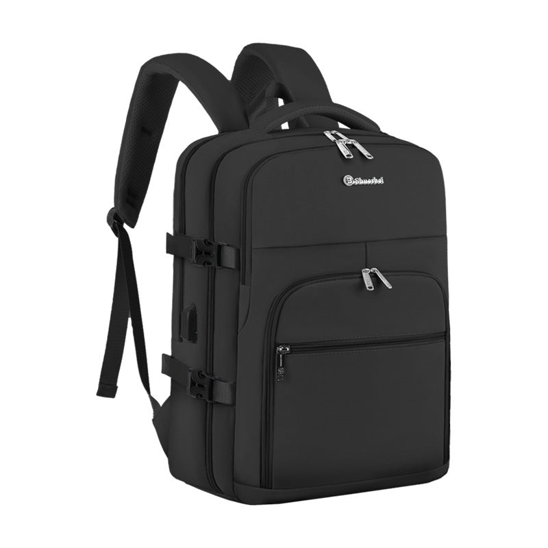 New Travel Backpack Men's Backpack Large Capacity Business Travel Bag Lightweight College Student Computer School Bag Women
