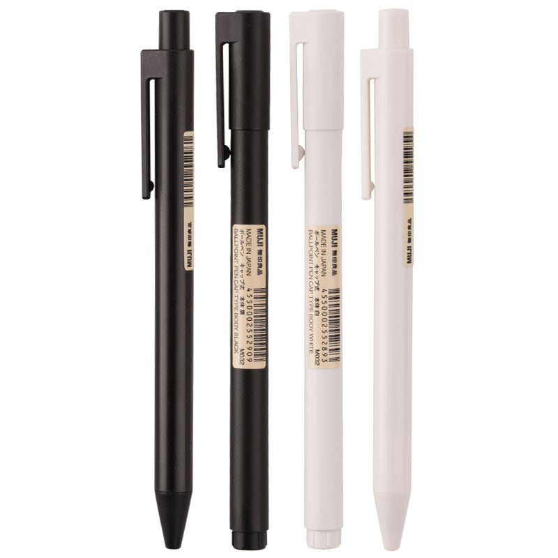 New Japanese Stationery Muji Retractable Gel Pen 0.5mm Refill for Students