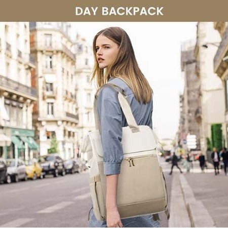 Spot Factory Cross-Border Simple Women's Travel Laptop Large-Capacity Luggage Contrasting Color Backpack