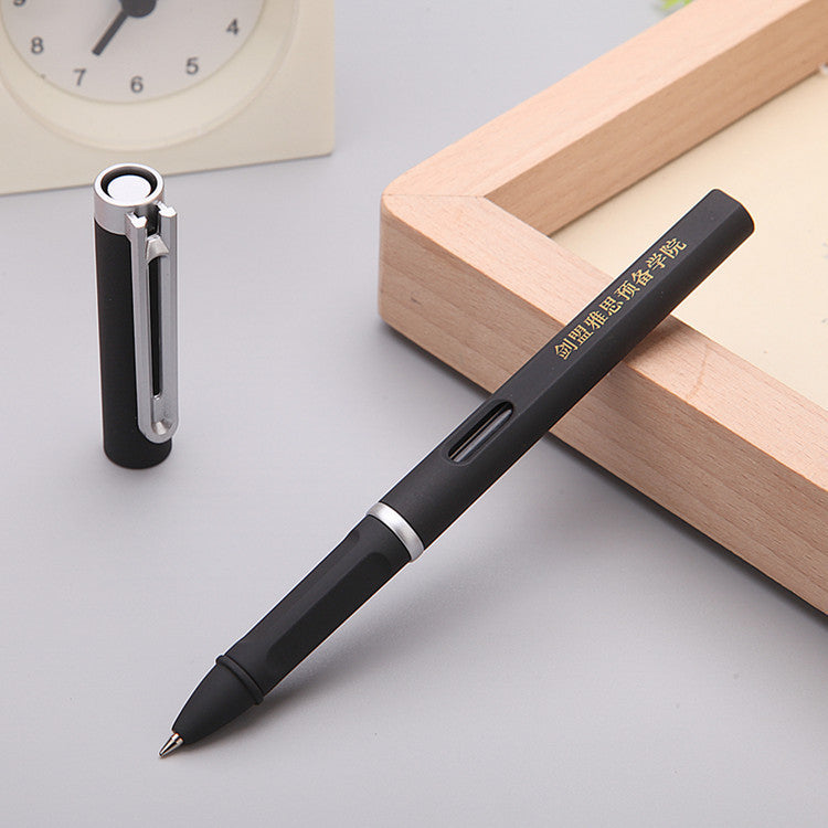Business ballpoint pen advertising pen black gel pen custom logo water pen water pen signature pen custom carbon pen