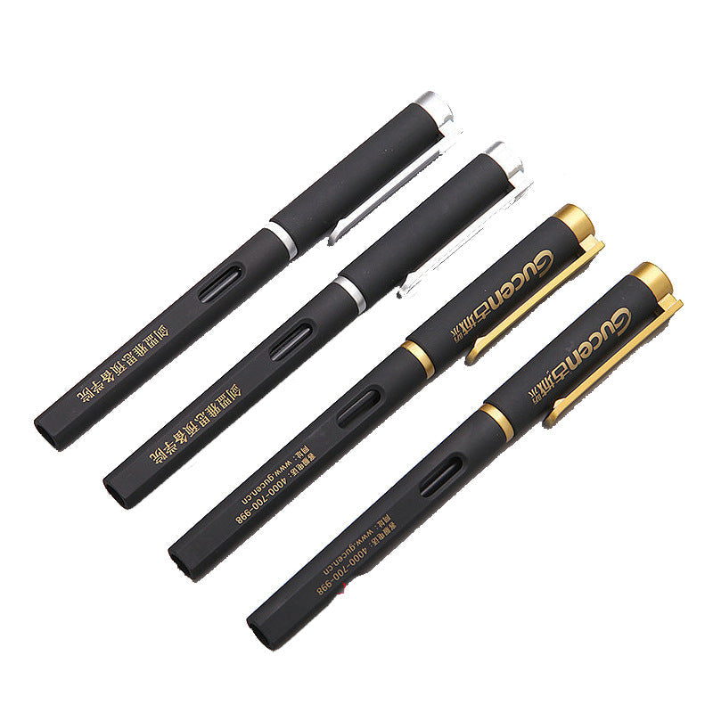 Business ballpoint pen advertising pen black gel pen custom logo water pen water pen signature pen custom carbon pen