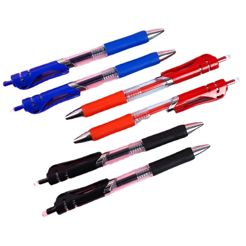 K35 Press Gel Pen Ballpoint Pen Signature Pen Boxed Stationery Student Wholesale Exam Bullet 0.5mm Quick Drying