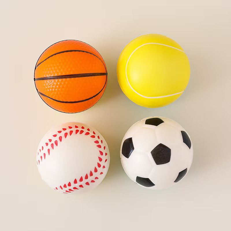 Foam Mini Solid Sponge Ball for Basketball, Baseball, Tennis, and Soccer, Elastic Stress Relief Cross-Border Decompression