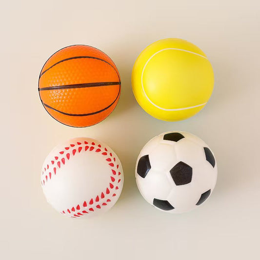 Foam Mini Solid Sponge Ball for Basketball, Baseball, Tennis, and Soccer, Elastic Stress Relief Cross-Border Decompression