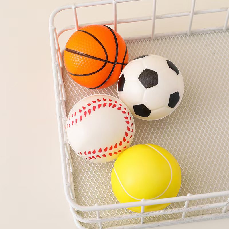 Foam Mini Solid Sponge Ball for Basketball, Baseball, Tennis, and Soccer, Elastic Stress Relief Cross-Border Decompression