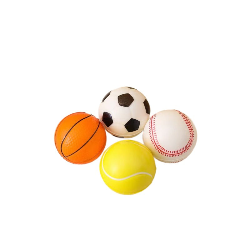 Foam Mini Solid Sponge Ball for Basketball, Baseball, Tennis, and Soccer, Elastic Stress Relief Cross-Border Decompression