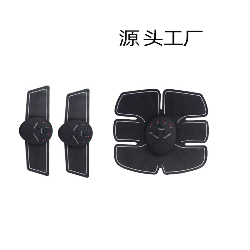 Intelligent EMS Abdominal Fitness Instrument 6 Abdominal Muscle Abdominal Training Device Home Sports Fat Slugger Lazy Fitness Equipment Abdominal Muscle Sticker