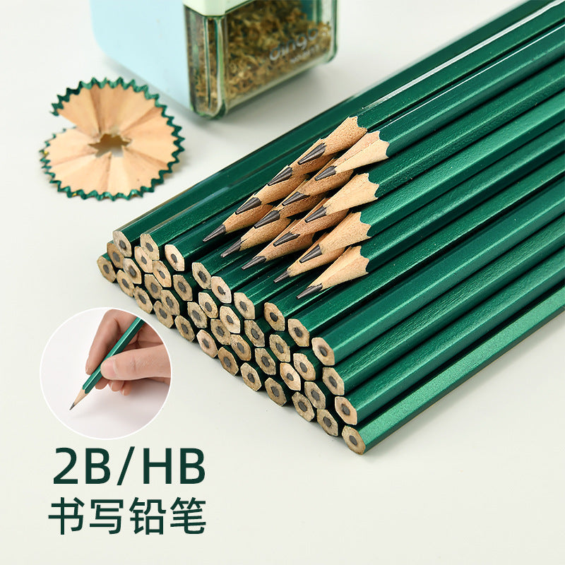 Writing, Sketching, Drawing, Continuous Core, Special Student and Kidsren's Stationery Hb2B Pencil Hexagonal Rod Manufacturer