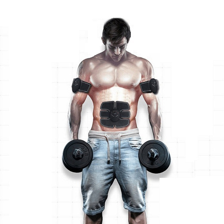 Intelligent EMS Abdominal Fitness Instrument 6 Abdominal Muscle Abdominal Training Device Home Sports Fat Slugger Lazy Fitness Equipment Abdominal Muscle Sticker