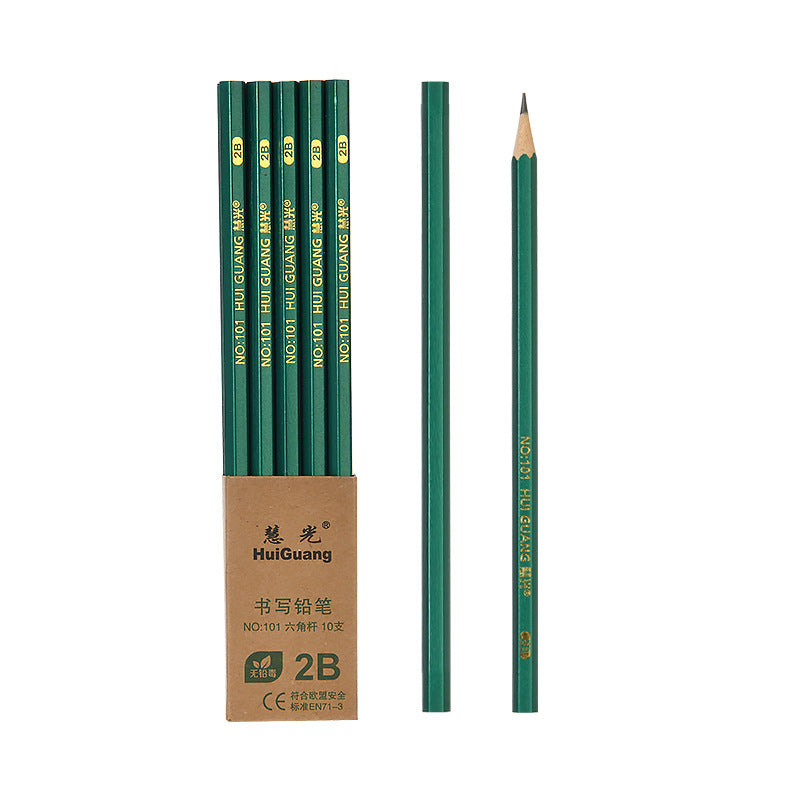 Writing, Sketching, Drawing, Continuous Core, Special Student and Kidsren's Stationery Hb2B Pencil Hexagonal Rod Manufacturer