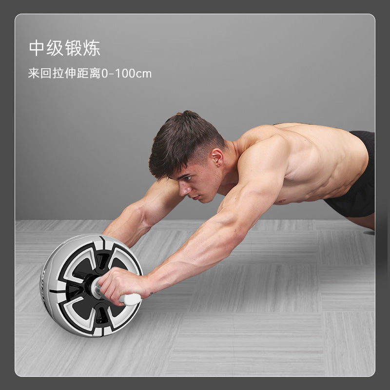 Abdominal Wheel Automatic Rebound Abdominal Wheel Sports Abdominal Wheel Home Fitness Equipment Abdominal Muscle Wheel Chuanghao Abdominal Strengthener