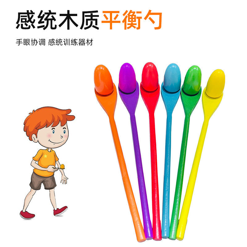 Sports Competition Egg Balance Ball Running Game Kindergarten Kidsren's Toys Sensory Training Equipment