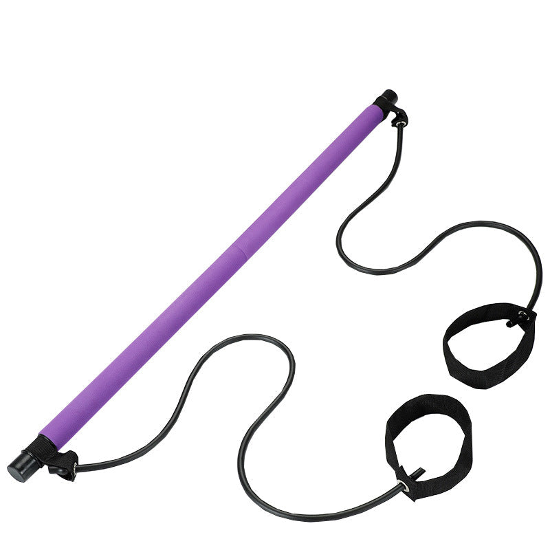 Pilates stick multi-functional elastic rope fitness stick squat puller training fitness yoga exercise fitness equipment
