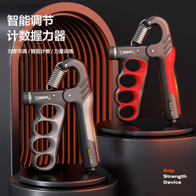 Herringbone Five-Finger Gripper Digital Counting Gripper Arm Strength Training Finger Trainer Sporting Goods