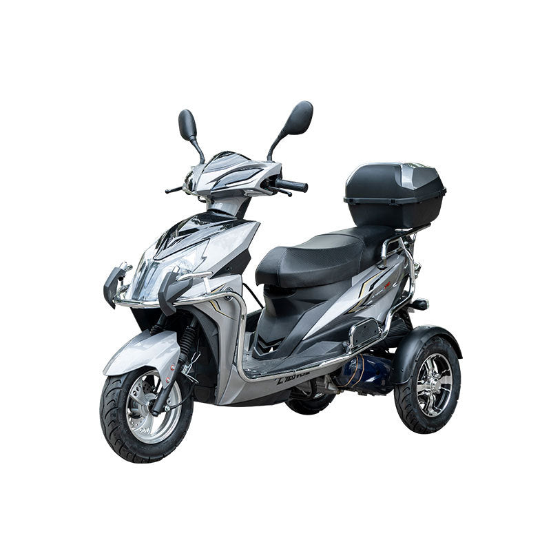 Cross-Border Export of Xinshangling Electronically Controlled Three-Wheeled Motorcycles for Men and Women, Commuting Fuel Vehicles, Adult Scooter Motorcycles