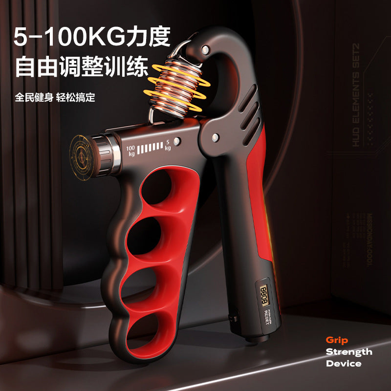 Herringbone Five-Finger Gripper Digital Counting Gripper Arm Strength Training Finger Trainer Sporting Goods