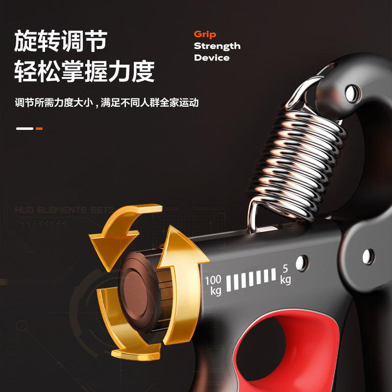 Herringbone Five-Finger Gripper Digital Counting Gripper Arm Strength Training Finger Trainer Sporting Goods