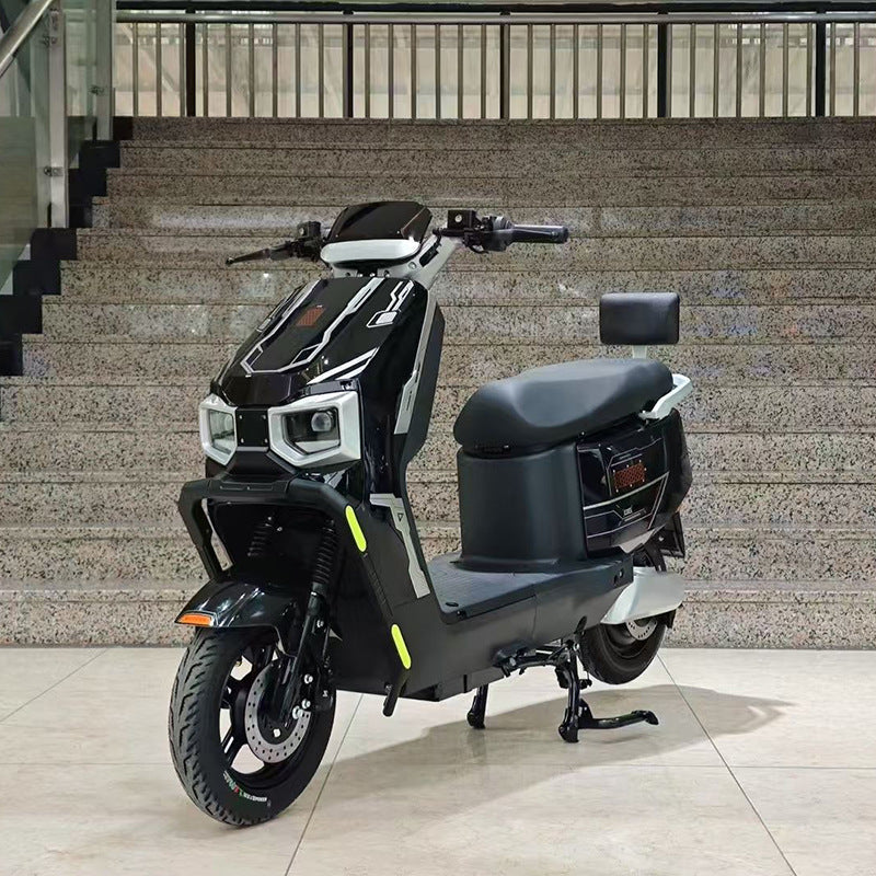 Cross-border wholesale electric car electric motorcycle manufacturers straight hair men's and women's walking two-wheeled battery car electric motorcycle