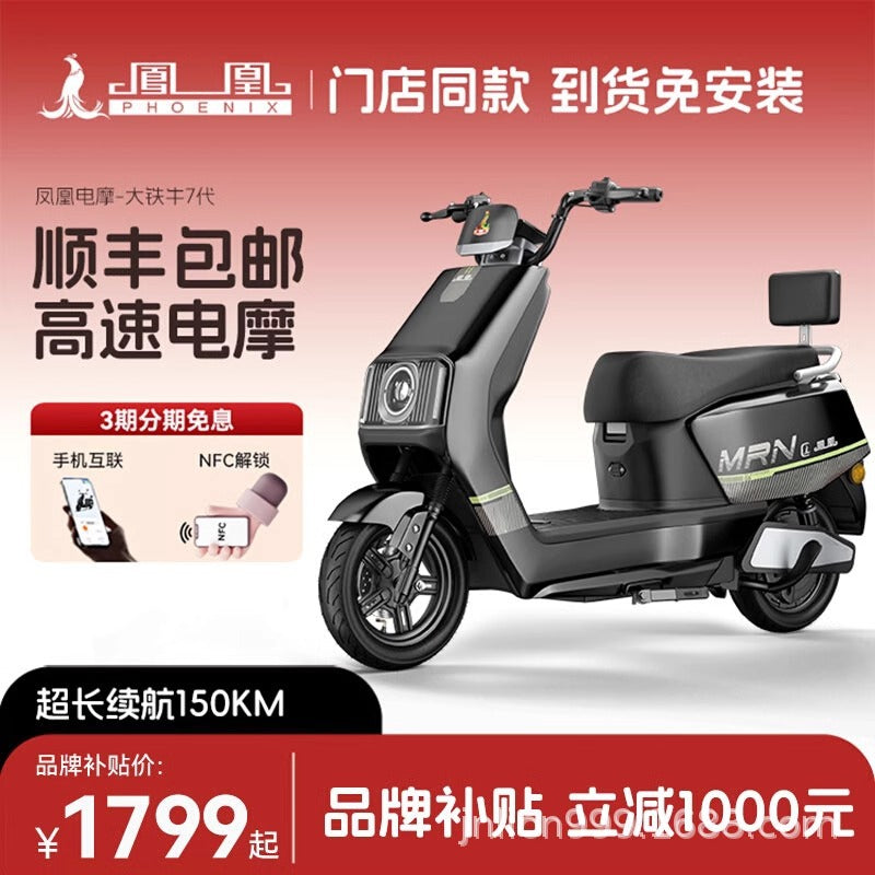 Sf Express Free Shipping Phoenix 2025 New High-Speed Electric Motorcycle Adult Electric Motorcycle Ultra-Long Range Electric Vehicle No. 9