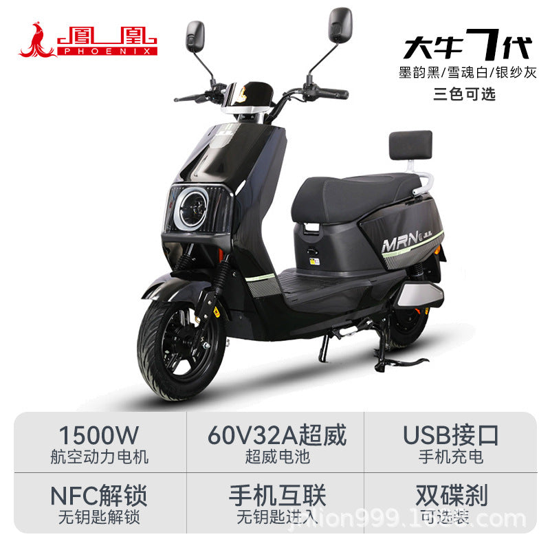 Sf Express Free Shipping Phoenix 2025 New High-Speed Electric Motorcycle Adult Electric Motorcycle Ultra-Long Range Electric Vehicle No. 9
