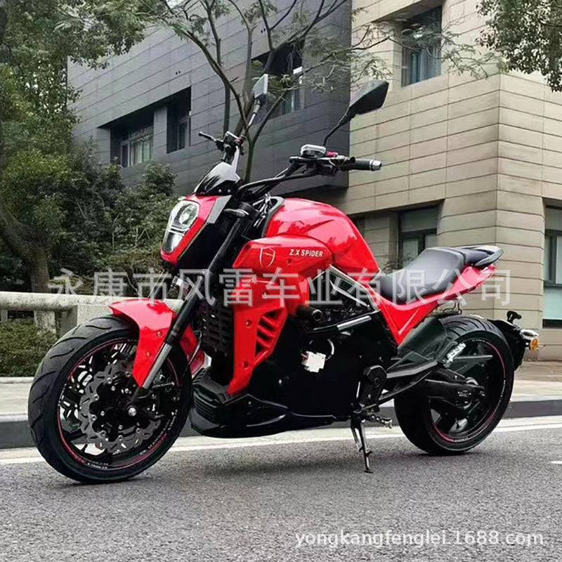 Eco Ducati Diavel Big Devil Electric Motorcycle Modified High-Speed Electric Motorcycle Factory Direct Sales Export Version