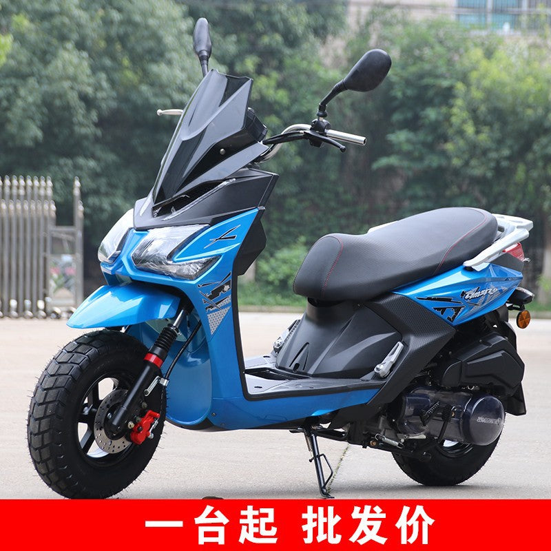 Cross-Border Export Efi 150Cc Fuel Scooter Roadba Retro Off-Road Motorcycle Power-Assisted Vehicle Can Be Registered