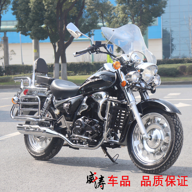 Storm Prince Motorcycle 200Cc Retro Air-Cooled Single-Cylinder Motorcycle National Iv Efi Fuel Vehicle Can Be Registered