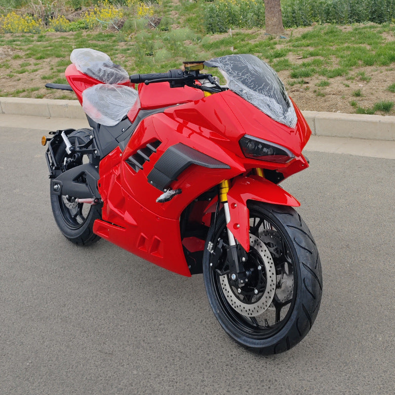 Cross-Border Russian New Model Huoya Jiaolong Electric Motorcycle High-Power Sports Car High-Speed Electric Motorbike Electric Vehicle Factory